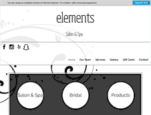 Tablet Screenshot of elementsofgreenbay.com